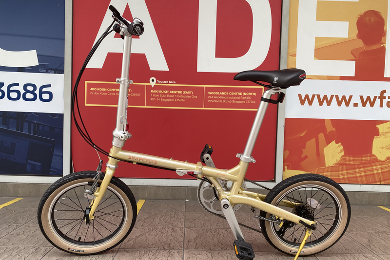 Snapcycle Mini 16 inch Light Weight Folding Bike JIMOVE