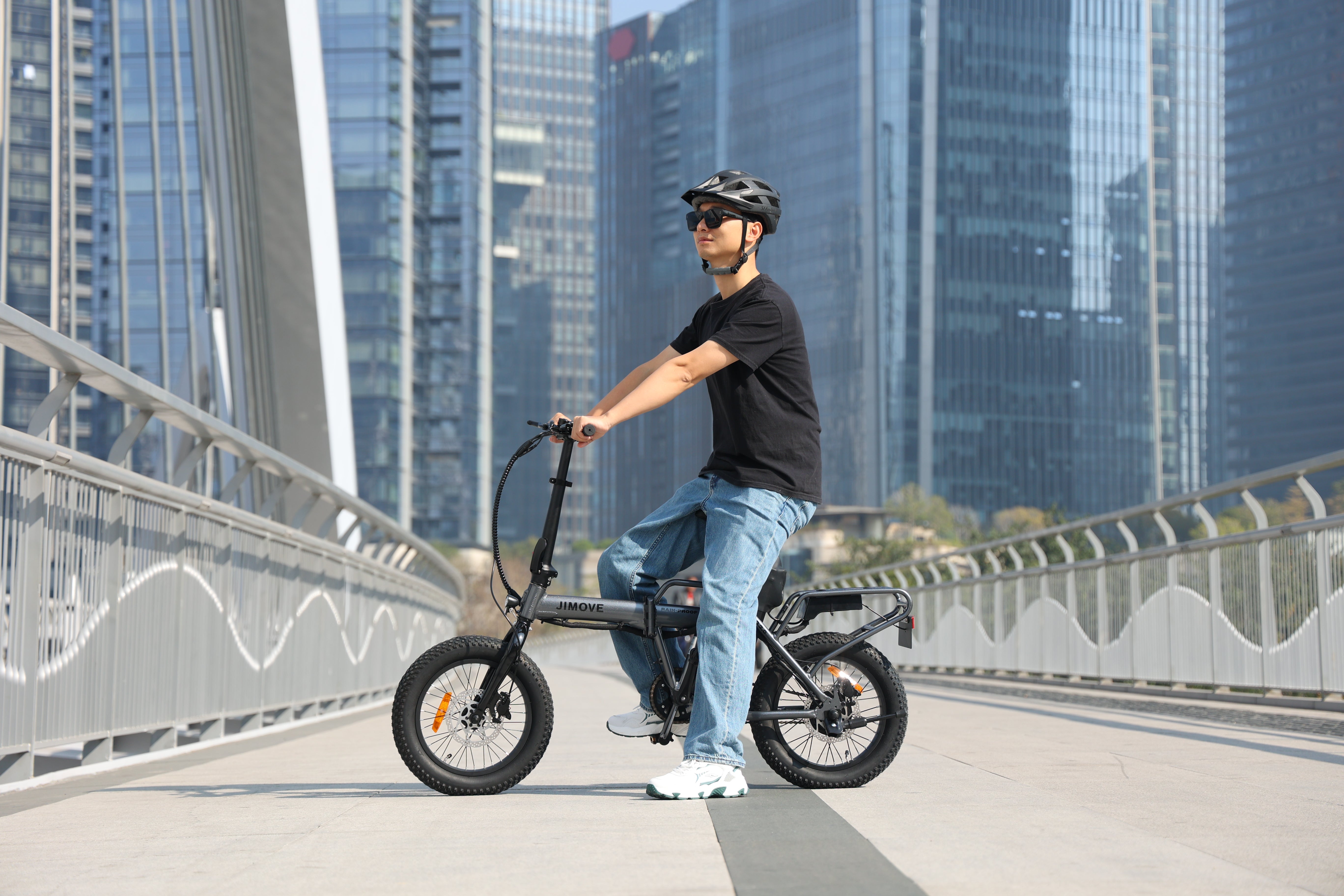 Rain-Proof Fast-Charging Fat-Tyre Ebike - JIMOVE MC-Pro 2.0